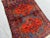 1950s 2'10 X 3'10 Ft Vintage Afghan Hand-Knotted Tribal Rug Red Blue Geometric Pattern Rug For Sale - Image 5 of 12