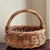 Farmhouse Large French-Style Round Wicker Basket For Sale - Image 3 of 16