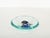 Crystal Turquoise Bowl by Max Ingrand for Fontana Arte, 1950s For Sale - Image 12 of 13