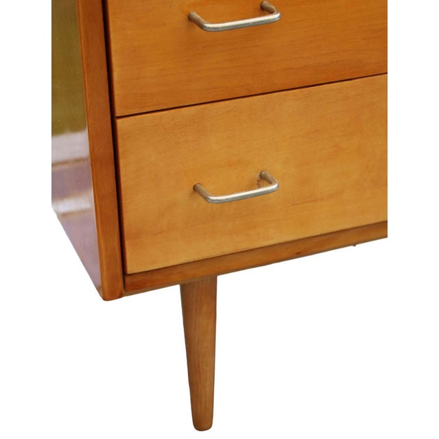 Wood Mid-Century Ash Commode, 1960s For Sale - Image 7 of 8