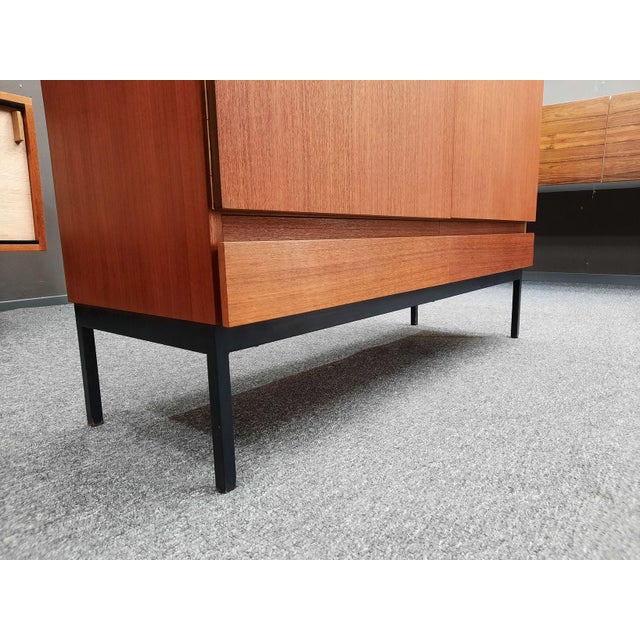 Model S21 Highboard in Teak by Dieter Wäckerlin for Behr, 1960s For Sale - Image 9 of 13