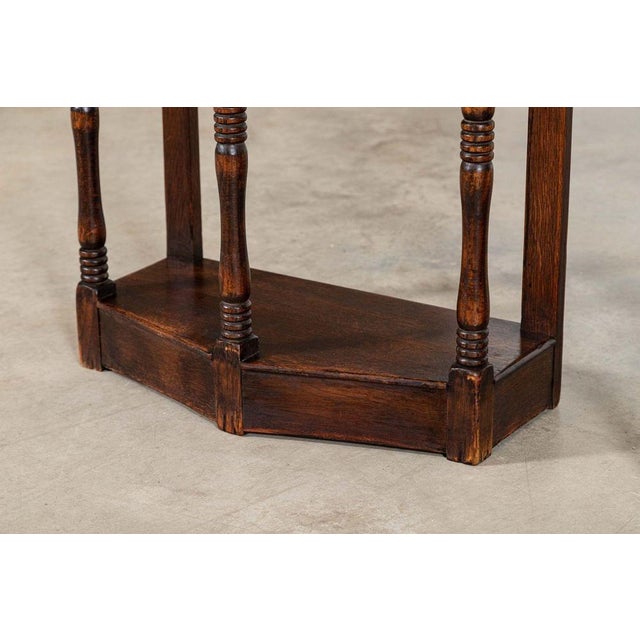 English Oak Side Tables, 1930, Set of 2 For Sale - Image 16 of 17