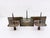 Mid-Century Modern Brutalist Bronze Triple Candlestick by Manfred Bergmeister, 1970s For Sale - Image 3 of 11