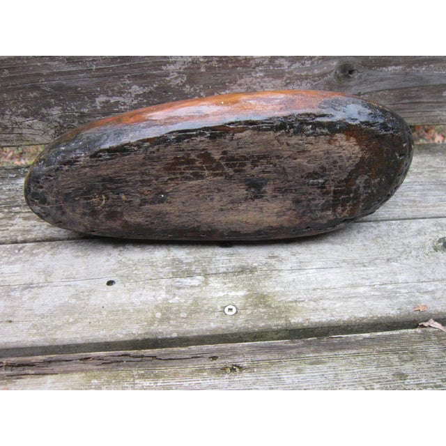 Brown Antique Late 1800s Wooden Clogs/ Shoes, From Germany For Sale - Image 8 of 11