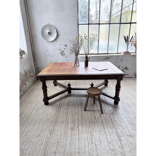Louis XIV Oak Table, 1900s For Sale - Image 12 of 18