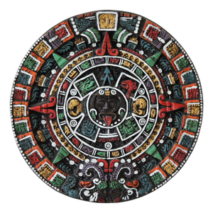 Vintage Aztec Wall Calendar, 1950s