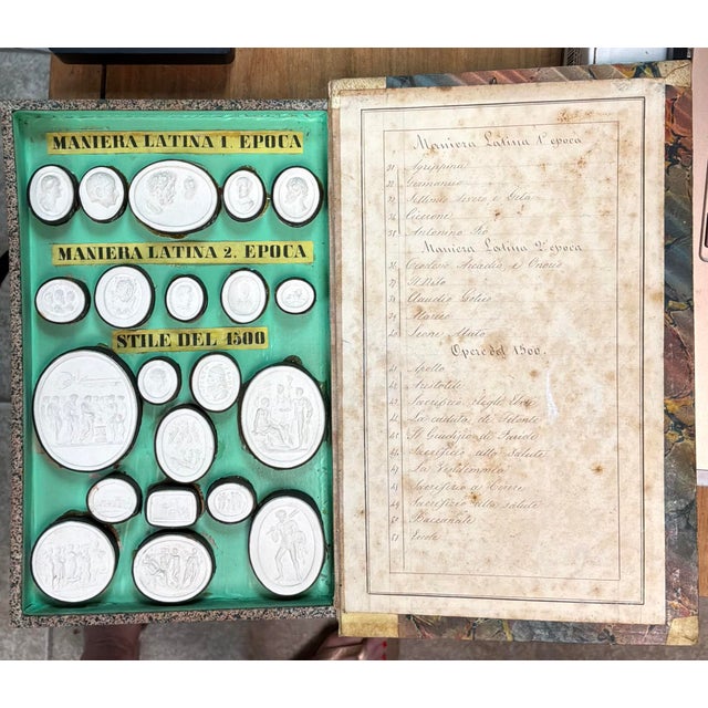 Italian Grand Tour Book of Plaster Intaglios by Giovanni Liberotti #1 For Sale - Image 4 of 12