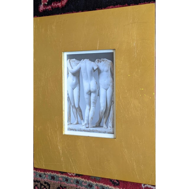 Early 19th Century "The Three Graces" Figural Nude Framed Print For Sale - Image 4 of 6