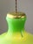 Metal Large Mid-Century Italian Brass and Glass Pendant Lamp For Sale - Image 7 of 17