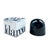 Vintage Black Dedalino Pencil Holder by Emma Gismondi for Idarco, 1970s For Sale - Image 9 of 9