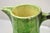 Green Antique Gothic Renaissance Green Ceramic Pitcher With Brass Soldier Armor Lid For Sale - Image 8 of 11