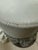 English Set of Six Custom Upholstered Scalamandre Silk Stools For Sale - Image 3 of 6