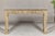 Cream Mughal Style Painted Console Table with Foliage Carved Apron and Legs For Sale - Image 8 of 12