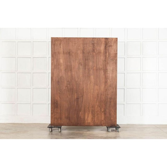 Large 19th Century English Pine Painted Cupboard, 1890 For Sale - Image 16 of 17