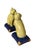 Pair of Vintage Italian Ceramic Cat Figurines on Pillows For Sale In West Palm - Image 6 of 12