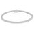 Contemporary IGI Certified 5.0 Cttw Cut Diamond 14K White Gold Classic 7��� Tennis Bracelet (H-I Color, I1-I2 Clarity) For Sale - Image 3 of 7