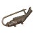 Mid 20th Century Brass Carp Figural Padlock / Trick Lock For Sale