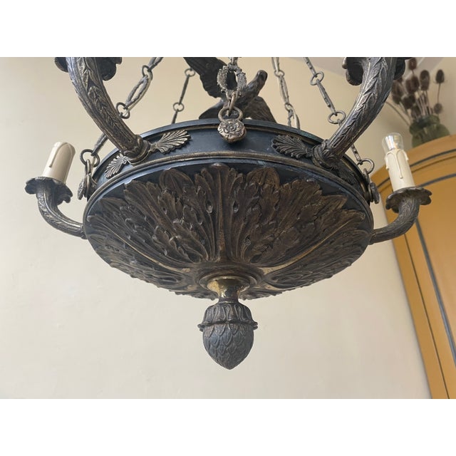 Antique French Pendant Lamp, 1800s For Sale - Image 15 of 18