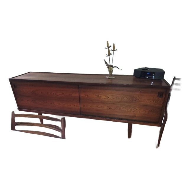 Mid-Century Modern Jl Moller Rosewood Buffet For Sale