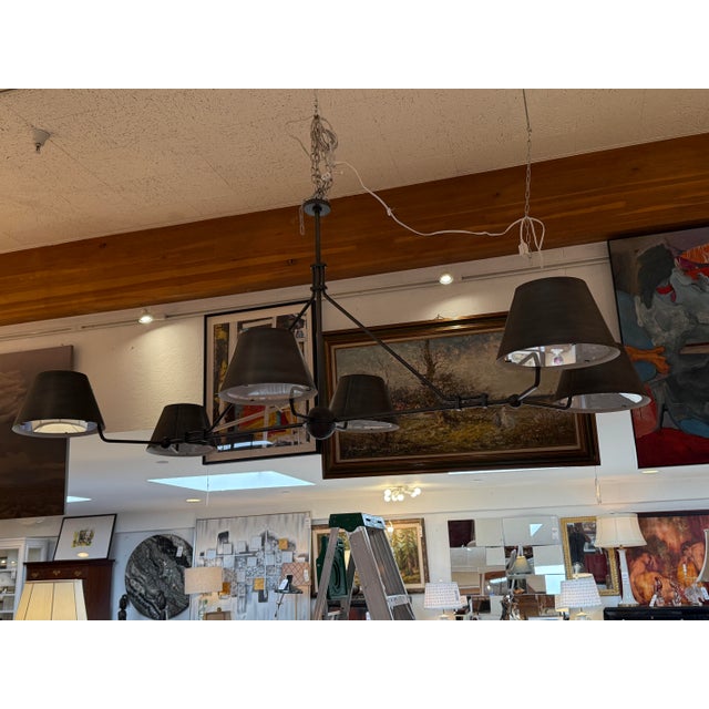 Industrial The Urban Electric Co. Chiltern Chandelier For Sale - Image 3 of 14