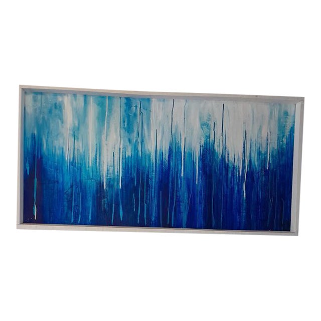 “Mood” — Contemporary Abstract Acrylic on Plywood by RacquelJ (2020s) For Sale