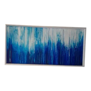 “Mood” Contemporary Abstract Acrylic on Plywood by RacquelJ (2020s)