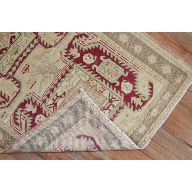 Vintage Zabihi Collection Turkish Anatolian Rugs - A Pair - 2'5" x 3'3" For Sale In New York - Image 6 of 12