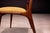 Set of 2 Chairs in Rosewood & Yellow Linen Canvas, Carlo Hauner, 1950s For Sale In New York - Image 6 of 14