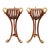 Pair of Hollywood Regency Mahogany Swan Jardinières / Planters For Sale