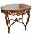 Brown Antique Louis XV Provincial Style Carved Walnut Gueridon Table - Restored For Sale - Image 8 of 9