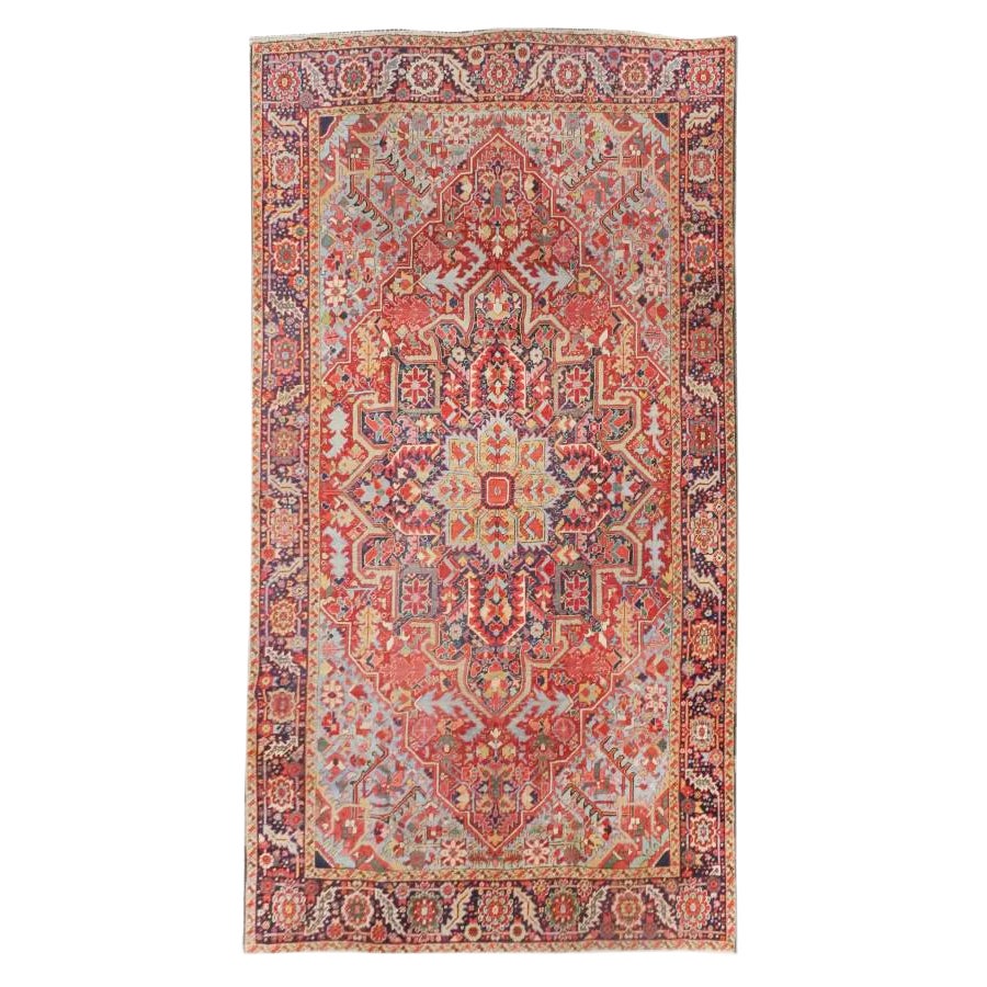 1920s Antique Persian Heriz/Serapi Rug-9′4″ × 12′1″ | Chairish