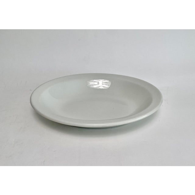 Vintage United States Quarter Master Corps ironstone serving platter/bowl dated 11-14-1940 on the underside and used to...