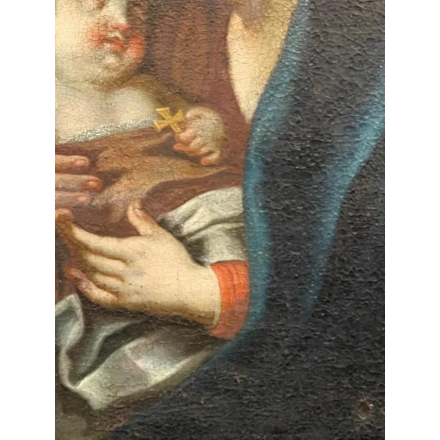 Holy Family, 17th Century, Oil on Canvas, Framed For Sale - Image 5 of 7