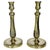 Antique French Brass Candlesticks, 1800s, Set of 2 For Sale - Image 10 of 10