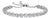14K White Gold 6.00 Cttw Diamond 4”-10” Adjustable Bolo Tennis Bracelet (I-J Color, I1-I2 Clarity) For Sale