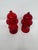 1950s Murano Glass Ruby Salt and Pepper - a Pair For Sale - Image 4 of 5