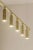 Contemporary TF606 Suspension Lamp in Satin Brass with Orientable Tubular Diffusers by Daluce For Sale - Image 3 of 8