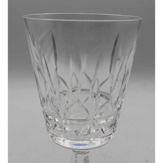 Mid-Century Modern Vintage Rosslare Water Glasses by Waterford - Set of 6 + 1 For Sale - Image 3 of 5