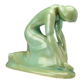 The Harvester in Ceramic by Angelo Biancini for Laveno, Italy, 1940s For Sale