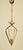 Mid-Century Brass Pendant Lamp with Textured Glass Shade by R. Nikoll, Austria, 1958 For Sale - Image 3 of 14