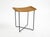 Mid-Century Modern Rattan Stool with Black Iron Frame, 1950s For Sale - Image 4 of 18