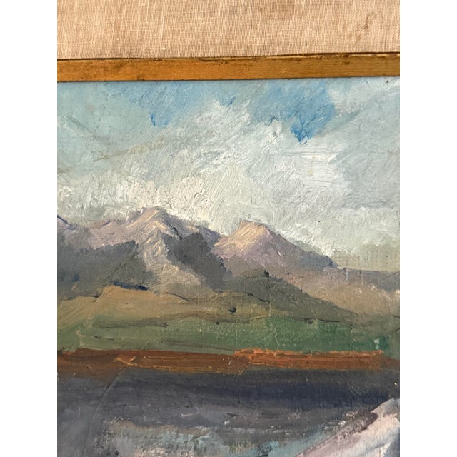 Blue Vintage French Still Life Oil Painting Signed & Framed For Sale - Image 8 of 13