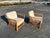 1970s Boho Chic Bamboo and Rattan Lounge Chairs in McGuire Style For Sale In New York - Image 6 of 18