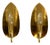 Mid-Century Modern Cone Brass Wall Lamps, 1950s, Set of 2 For Sale