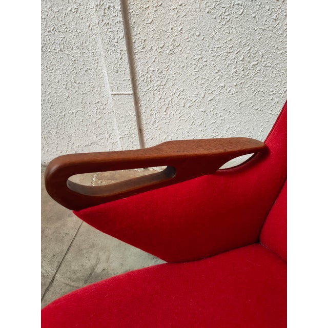 Mid-Century Modern Lounge Chair by Tela Chresten for Fidahl, Denmark, 1980 For Sale - Image 3 of 6