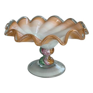 Murano Glass Bowl, Italy, 1980s For Sale