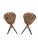 Pair Mid-Century Woven Basket Planters on Tripod Stands For Sale - Image 4 of 14