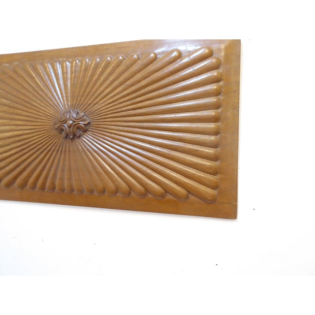 American Antique Carved Oak Architectural Panel For Sale - Image 3 of 4