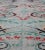 Sky Blue Vintage Art Nouveau Rug in Blue 6'3 X 9'1 For Sale - Image 8 of 11