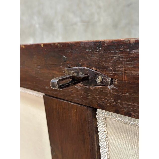 Wood 18th C English Oak Mule Chest George III Blanket Chest Paneled 54.5” For Sale - Image 7 of 18